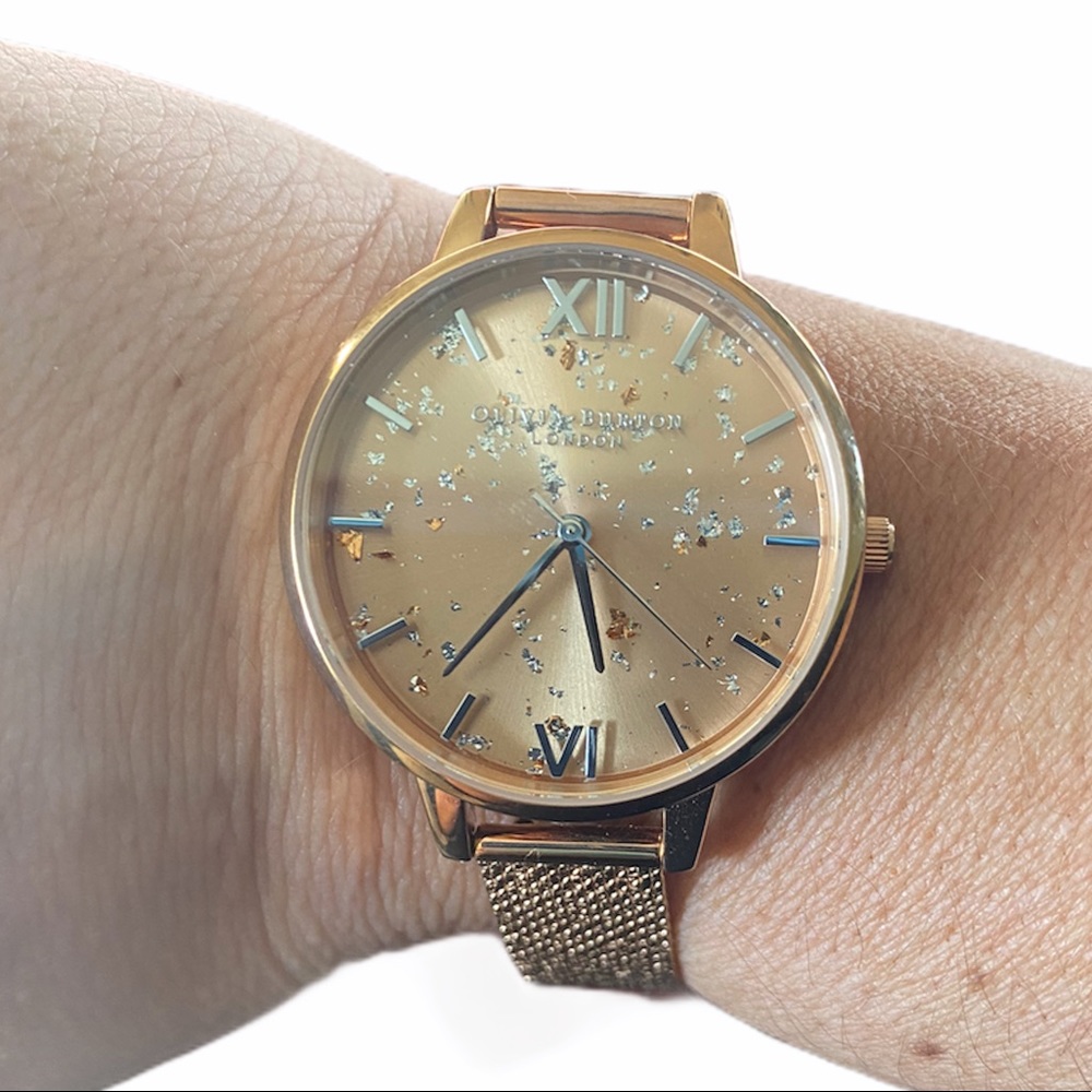 Rose Gold “Splashed” Watch